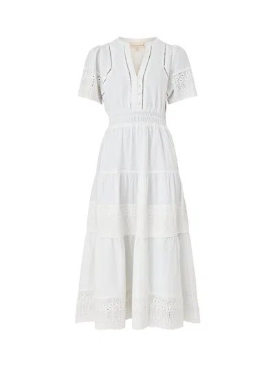 Aspiga Broderie Sienna Dress In White