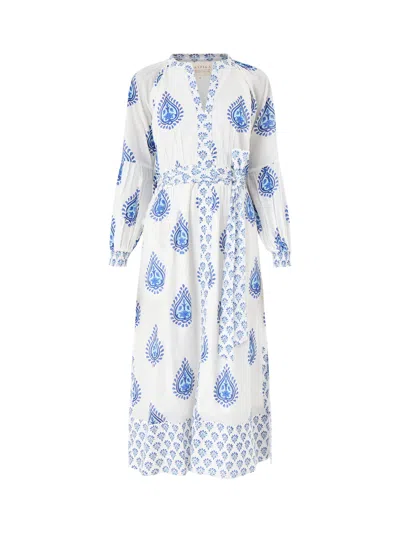 Aspiga Cara Block Print Dress In Multi