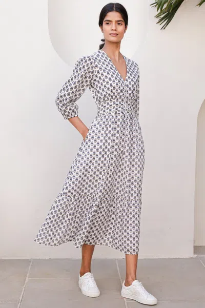 Aspiga Ladies Jyoti Summer Dress Jasmine Neutral In Multi