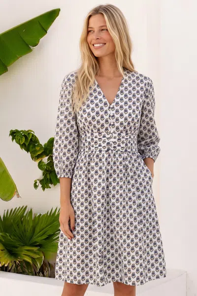 Aspiga Ladies Jyoti Summer Dress Jasmine Neutral In Multi