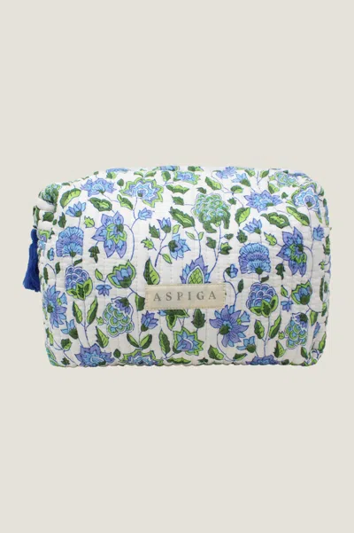 Aspiga Ladies Sustainable Large Wash Bag Pink Green In Multi