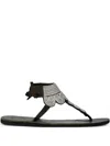 Aspiga Likoni Beaded Flat Sandals In Multi