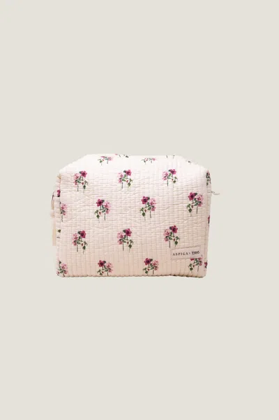 Aspiga Rhs Ethical Organic Cotton Large Wash Bag Travel In Pink