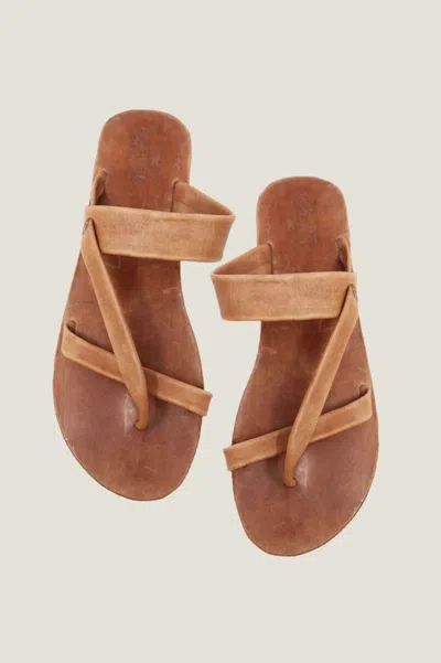 Aspiga Sustainable Leather Handmade Kenyan Sandals Brown Size 36 - 42 | 41