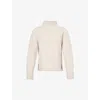 ASPIGA ASPIGA WOMENS OAT/CREAM ROSEMARY HIGH-NECK WOOL JUMPER