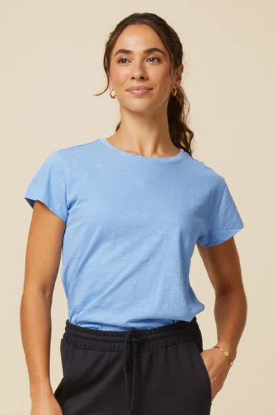 Aspiga Womens Sustainable Organic Cotton T-shirt Round Neck Light Blue | L/14 - (uk 14/us 10/eu 42)