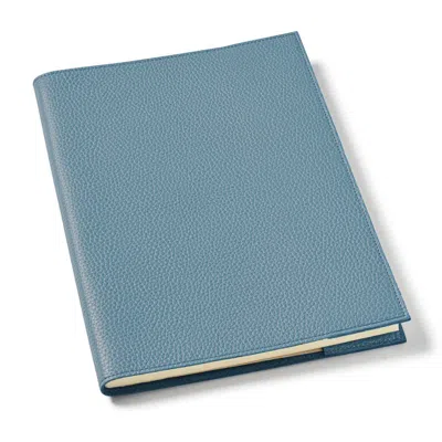 Aspinal Of London A4 Refillable Journal In Blue