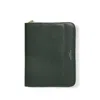 Aspinal Of London A5 Compact Organiser Padfolio In Green