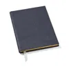 Aspinal Of London A5 Leather Bound Notebook In Blue