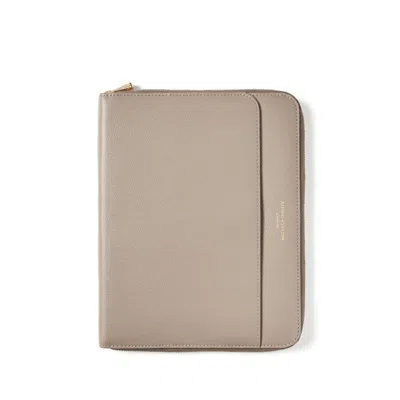 Aspinal Of London A5 Organiser Portfolio In Neutral