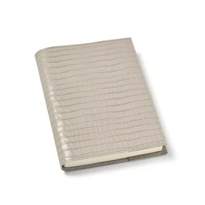 Aspinal Of London A5 Refillable Journal In Neutral