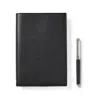 Aspinal Of London A5 Refillable Journal & Pen Set In Black