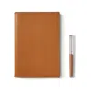 Aspinal Of London A5 Refillable Journal & Pen Set In Brown