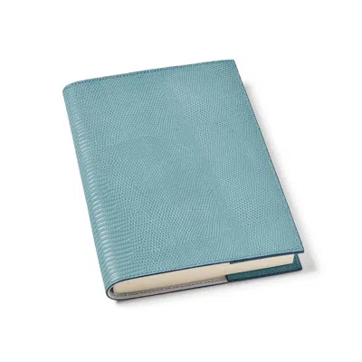 Aspinal Of London A5 Refillable Journal In Blue