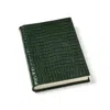 Aspinal Of London A5 Refillable Luxury Journal In Green