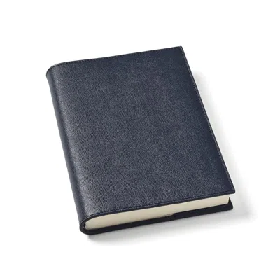Aspinal Of London A5 Refillable Luxury Journal In Black