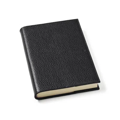 Aspinal Of London A5 Refillable Luxury Journal In Black