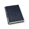 Aspinal Of London A5 Refillable Luxury Journal In Blue