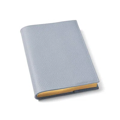 Aspinal Of London A5 Refillable Luxury Journal In Gray