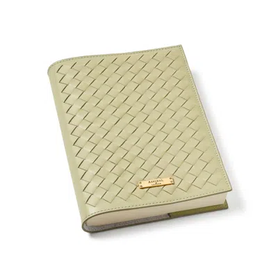 Aspinal Of London A5 Refillable Luxury Journal In Green