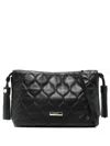 Aspinal Of London Amelia Quilted Cross Body Bag In Black