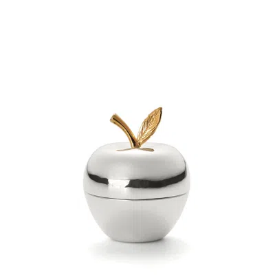 Aspinal Of London Apple Trinket Box In White