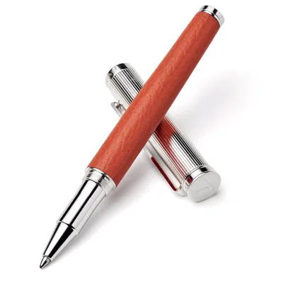 Aspinal Of London Ballpoint Pen In Red