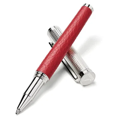 Aspinal Of London Ballpoint Pen In Red