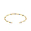 Aspinal Of London Bamboo Cuff Bracelet In Multi