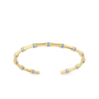 Aspinal Of London Bamboo Cuff Bracelet In Multi