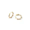 Aspinal Of London Bamboo Huggie Earrings