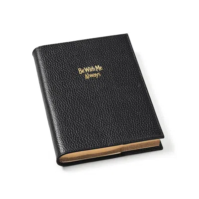 Aspinal Of London 'be With Me Always' A5 Journal In Black