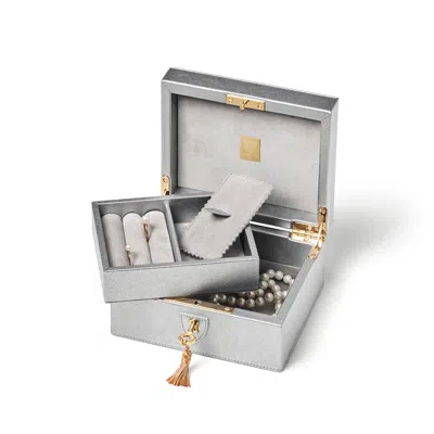 Aspinal Of London Bijou Jewellery Box In Silver