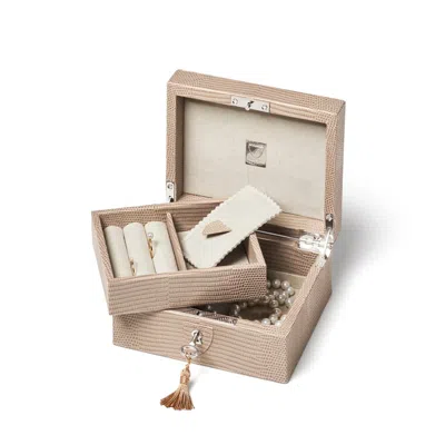 Aspinal Of London Bijou Jewellery Box In Brown