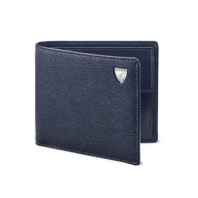 Aspinal Of London Billfold Coin Wallet In Blue