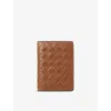 Aspinal Of London Tan Billfold Logo-embossed Leather Wallet
