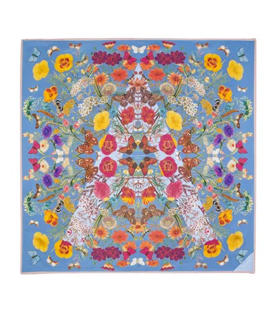 ASPINAL OF LONDON BOTANICAL 'A' SILK SCARF