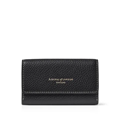 Aspinal Of London Business Card Holder In Black