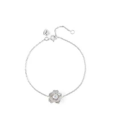 Aspinal Of London Buttercup Bracelet In Gray