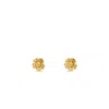Aspinal Of London Buttercup Stud Earrings In Yellow