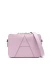 Aspinal Of London Leather 'a' Camera Bag In Pink
