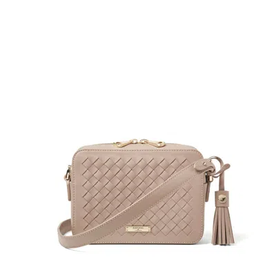 Aspinal Of London Camera Crossbody In Neutral