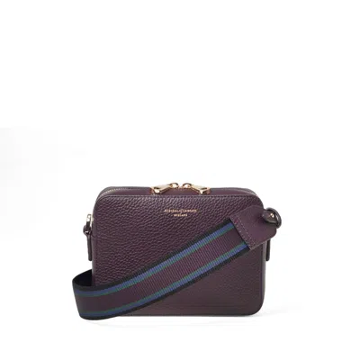 Aspinal Of London Camera Crossbody With Changeable Straps In Purple