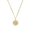 Aspinal Of London Cancer Zodiac Pendant Necklace In Gold