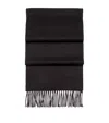 Aspinal Of London Cashmere Scarf In Black