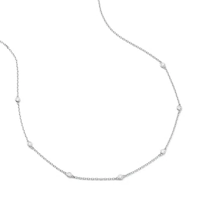 Aspinal Of London Celeste Diamond Necklace In Gray