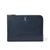 Aspinal Of London City Leather Folio Case In Blue
