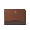 Aspinal Of London City Leather Folio Case In Brown