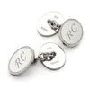 Aspinal Of London Classic Hobnail Sterling Silver Cufflinks