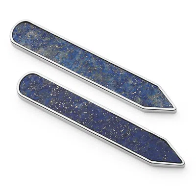 Aspinal Of London Collar Stiffeners In Blue